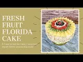 Download Lagu How to make Fresh Fruit Florida Cake | Chef Din Mohammed