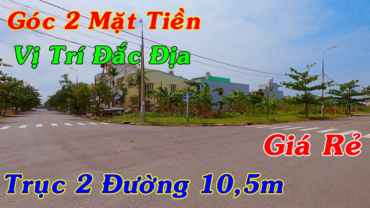 Bán Đất Đà Nẵng Giá Rẻ | Góc 2 MTĐường 10,5m Vừa Đầu Tư Vừa Kinh Doanh | Vị Trí Đẹp | 0839.62.60.61