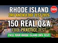 Rhode Island DMV Permit Practice Test 2026 150 Real DMV Questions You MUST KNOW