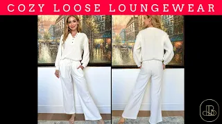 Cozy Knit Lounge Set Comfy Stylish Loungewear Must-Have