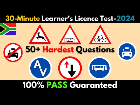 Download MP3 30 Minutes of Tough Learner's License Test Questions - Can You Pass? -2024. (Real Test)