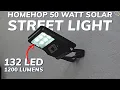 Homehop 50 Watt Solar LED Street Light outdoor Waterproof Solar Street Light