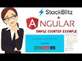 Angular Counter App Simple Counter Application in Angular Beginner