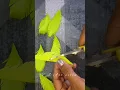 how to make easy Paper leaf Craft idea paper leaf cutting