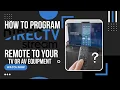 How to Program DirecTV Stream Remote to your TV or AV Equipment