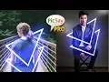 How to Add Glowing Triangle in Your Photo Using PicSay Pro