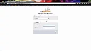 phpMyAdmin creating your first database tutorial