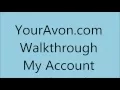 YourAvon com Walkthrough - My Account