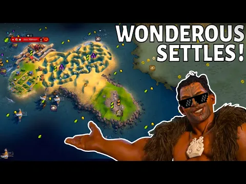 Download MP3 Civ 6 | Settling AMAZING Wonder Cities Around The World!!! – (#2 Deity Maori Civilization VI)