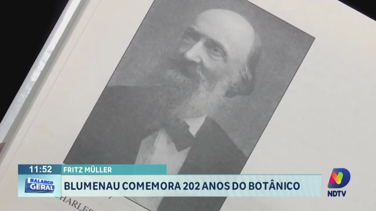 Blumenau comemora 202 anos do botânico Fritz Müller