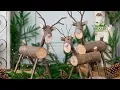 Diy christmas decorations Santa Claus s reindeer