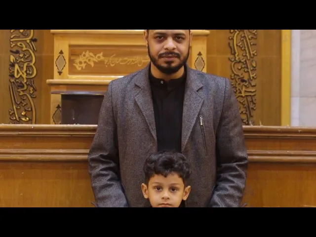 ⁣مشاركتي مع ابني مهدي في مجلس فاطمة الزهراء عليها الصلاة والسلام - النجف - موكب الشعراء والرواديد