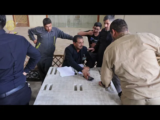 ⁣قسم العلاقات العامة في العتبة العلوية المقدسة يزوّد المواكب الحسينية بمياه الشرب