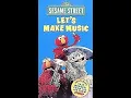 Lagu Sesame Street: Let's Make Music (2000 VHS) (Full Screen)