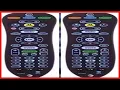 AT T Black Uverse Universal Standard TV Multi-Functional Remote Control