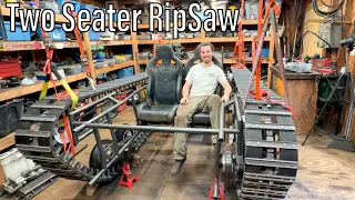 Trying To Fit Two Seats on My Home Made Ripsaw Tank Project