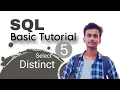 Using Distinct in SQL Full Tutorial Part 5 SQL Full Tutorial in Hindi