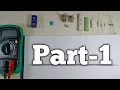 All Electronic components part-1 testing resistor and capacitor