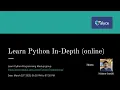 Learn Python In-Depth Learn Python Programming meetup Meetup 4