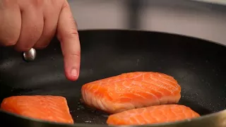 طريقة طبخ السلمون 