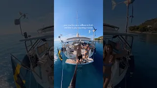 Pov: you wake up on a sailboat in Italy🐠