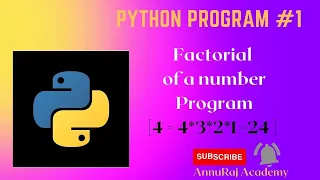 Factorial program in Python