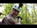 Ziplining Through Giant Redwoods