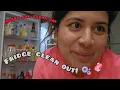 FRIDGE CLEAN OUT Cleaning day Cleaning motivational clean with me refrigerator clean