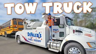 Towing a School Bus Handyman Hal Tow Truck Training