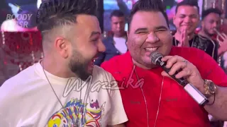 لحظه دخول الديشا علي احمد البحيري الميكانيكي و المشعوف محمد مازيكا و فرقته الموسيقيه اتفرج للاخر دندنها