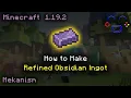 How to Make Refined Obsidian Ingot Mekanism MC 1 19 2