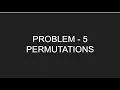 CSES PROBLEMSET INTRODUCTORY PROBLEMS PROBLEM 5 PERMUTATIONS