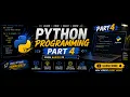 PYTHON TUTORING PART-4
