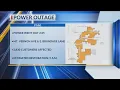 Power outage in east Bakersfield Monday morning