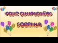 Tarjeta Animada de Cumpleanos para Sobrina