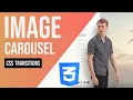 Modern image carousel - CSS animations Flexbox Javascript
