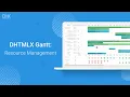 Resource Management in JavaScript Gantt Chart - DHTMLX Gantt