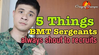 Download 5 things BMT sergeants always shout to recruits MP3