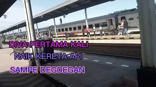 Download DIVA PERTAMA KALI NAIK KERETA API SERU BANGET MP3