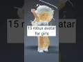 Download Lagu 15 robux avatar for girls | ItsCookieCat | #shorts #roblox