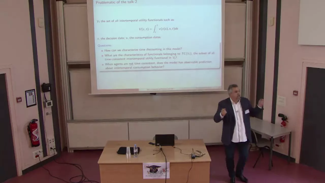 6 - Non Stationary Additive Utility and Time Consistency