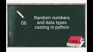 Random numbers and data type casting in Python