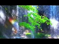 baby sleep music with nature sounds, waterfall sounds - healing sleep music - water & Bird sounds