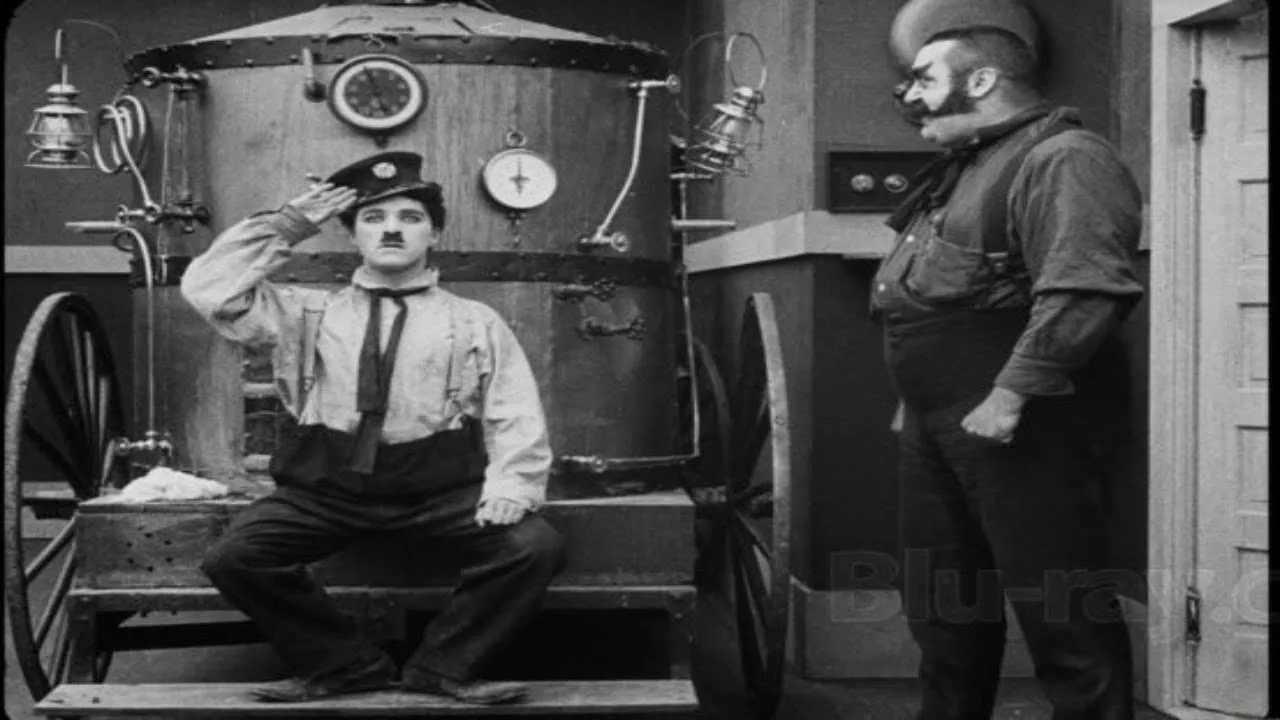 Charlie Chaplin - The Fireman. High Quality