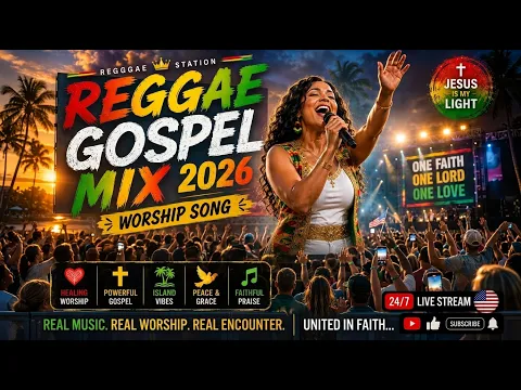 Best Reggae Gospel Worship Mix 🌴 1 Hour of Powerful Praise | Peaceful Christian Reggae Songs
