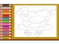 Duck Coloring Pages For Kids - Duck Coloring Pages