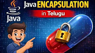 Java Encapsulation Concept in Telugu Step-by-Step Explanation