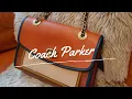 MY FIRST COACH RETAIL BAG Coach Parker Shoulder Bag in Vintage Mauve Multi