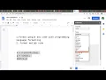 Formatting Programming Language Specific code using Code Block