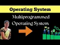 Multi programmed operating system in operating system 8 operating system in telugu